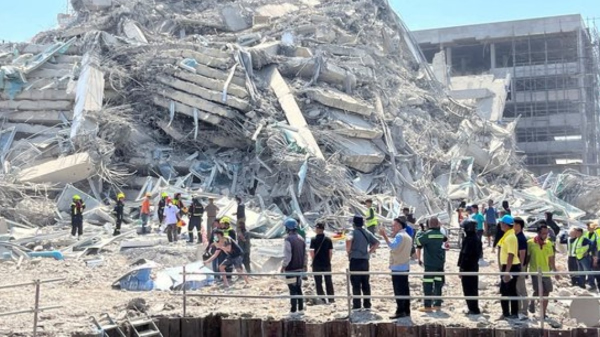 Terremoto en Myanmar derrumba edificios en Tailandia